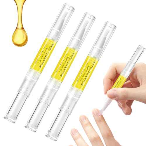 Brother Cosmetics Nail Growth & Repair Oil - Natural Rejuvenation, Instant Nail Strength (3PCS)