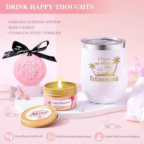 Retirement Gifts for Women 2025 - 16 pcs Relaxing Spa Gift Basket Set, Best Happy Retirement Gifts for Teacher Nurses Boss Friends Mom Mother Grandma Coworker, Funny Retired Gifts for Woman