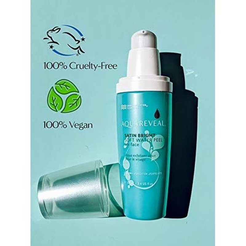 Satin Bright Soft Water Peel for Face , exfoliator for anti-aging, acne, dry, oily, sensitive skin, eczema , 95% organic/natural Korean peeling gel/gommage , large 100 ml/3.4 Fl Oz size