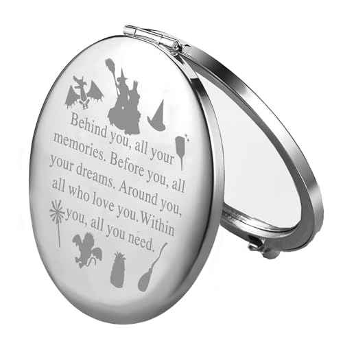 FEELMEM Witch Musical Inspired Gift Behind You All Your Memories Compact Makeup Mirror Witch Musical Lover Gift