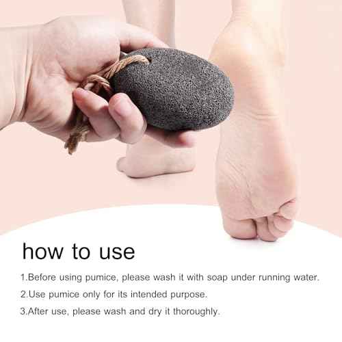 Natural Volcanic Pumice Stone for Feet Pumice Cleaning Stone for Sole of The Foot,Edges of The Foot,Toe Seams Deep Clean,Foot Scrubber for Dead Skin Remover 3 Shapes