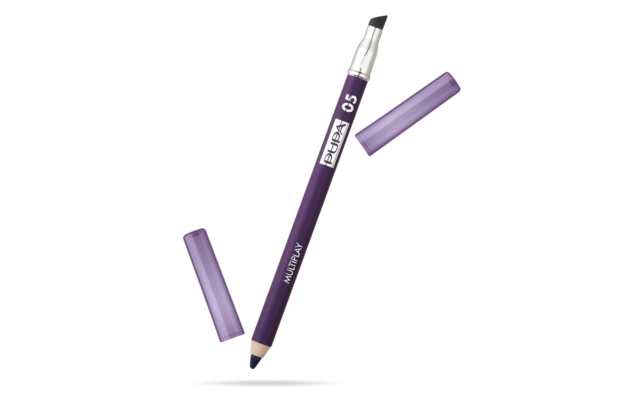 Pupa Milano Multiplay Eye Pencil - Vibrant Violet Eye Liner for Sensitive Eyes - 0.04 oz