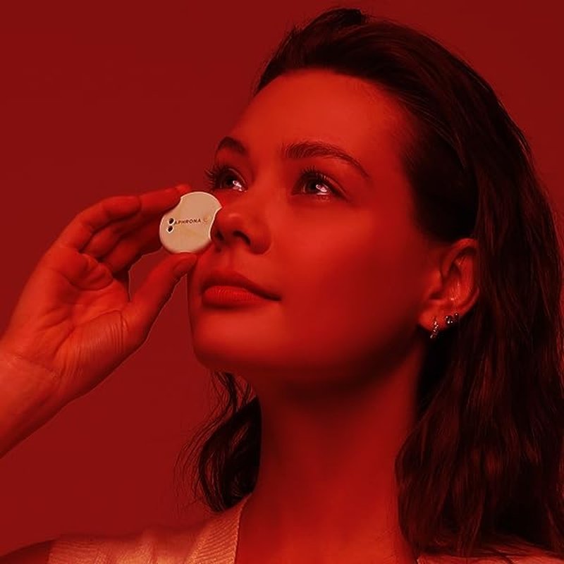 LED Skin Light Therapy Mini Face Patch - Rechargeable Red & Blue Hydrocolloid Eye Treatment