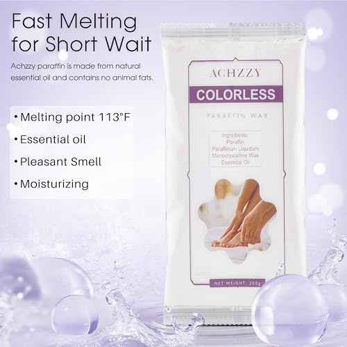 Natural Paraffin Wax Refills, 12 Pack Paraffin Wax Blocks of Unscented for Paraffin Bath, Paraffin Wax for Hand and Feet for Deep Hydration, Moisturizing and Nourish (Unscented)