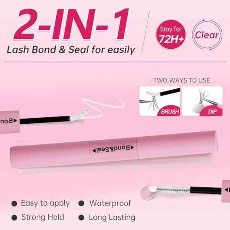 Lash Extension Kit DIY 320pcs Lash Clusters Eyelash Extension Kit, 9-16mm 20D 50D Individual Lashes Kit with Lash Bond and Seal, Lash Tweezers for Self Use (20D&50D, 9-16mm, Kit)