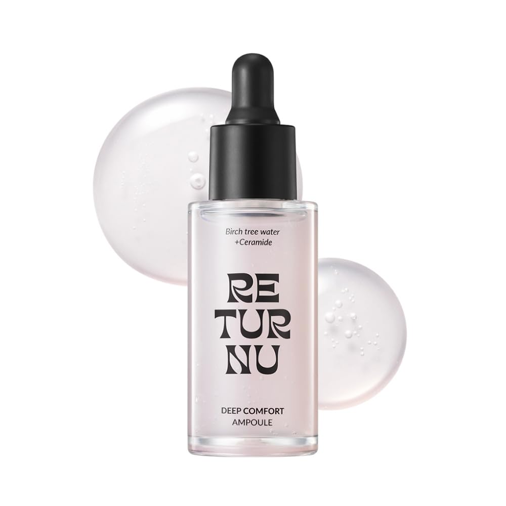 Deep Comfort Ampoule - Moisturizing Korean Skincare | Strengthens Skin Barrier, 1.01 fl. oz