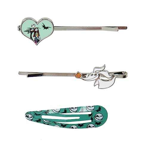 The Nightmare Before Christmas Hair Pins and Hair Clips For Women 5 Piece Set