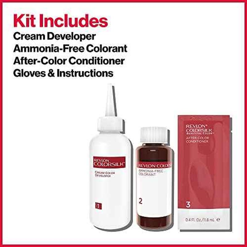 Revlon Colorsilk Beautiful Haircolor Ammonia-free Permanent Haircolor (#60 Dark Ash Blonde), 1 Count (Pack of 12)