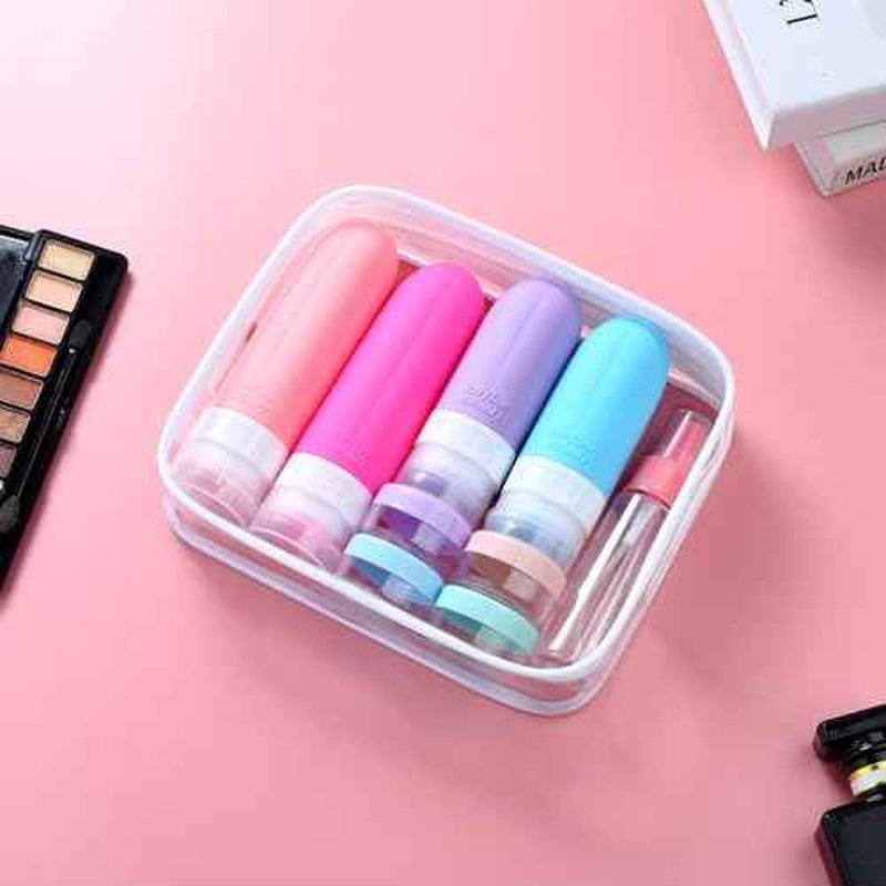 Gemice 16 Pack Travel Size Bottles, TSA Approved Leakproof Travel Containers for Toiletries, Silicone Refillable Travel Essentials Accessories with Travel Bag for Shampoo Conditioner