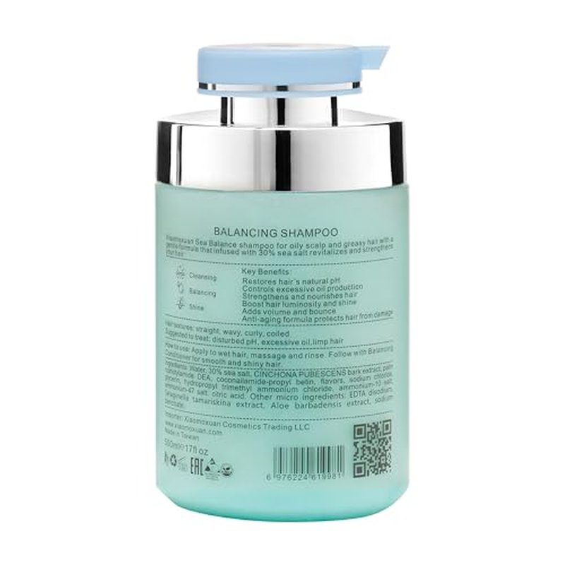Xiaomoxuan pH Balancing Shampoo for Oily Hair Cleansing - Hair Shine Treatment and Aging Hair Care for Women, Men, and Teenager Shampoo for Limp Hair Revitalizing - Hair Nourishment of All Hair