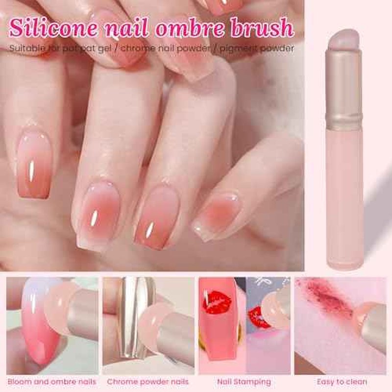 39 PCS Nail Art Brushes Set,Nail Art 3D Sculpting Pen Dotting Tools,Ombre Silicone Brush,Liner Brushes,Acrylic Brushes,Nail Art Palette with Gel Mixing Rod,Nail Design Kit for Home Diy & Salon