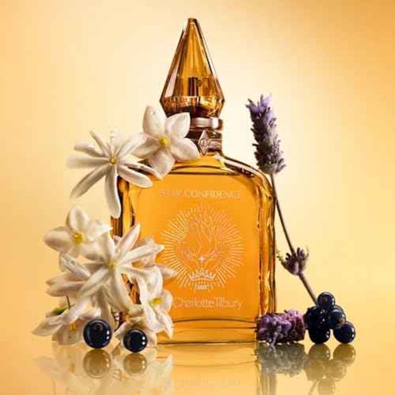 Charlotte Tilbury Star Confidence Eau De Parfum - Pheromone Enhancing Blackcurrant & Jasmine Fragrance with Natural Patchouli Oil - Long-Lasting Floral Woody Scent