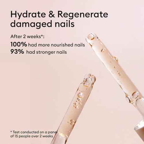 Manucurist - Complete Serum, Care for Damaged Nails and Cuticles, Hydrates and Regenerates Nails which Break Easily, Non-Greasy Gel Texture, Up to 86.5% Bio-sourced, Made in France, 0.5 fl oz