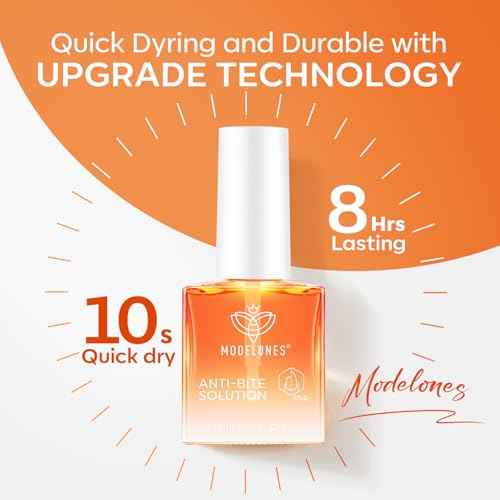 modelones Nail Biting Treatment for Kids Thumb Sucking Deterrent Nail Biting Prevention for Kids Quick Dry Bitter No Bite Nail Polish Stop Biting Nails Repair for Damaged Nails 0.34 fl oz