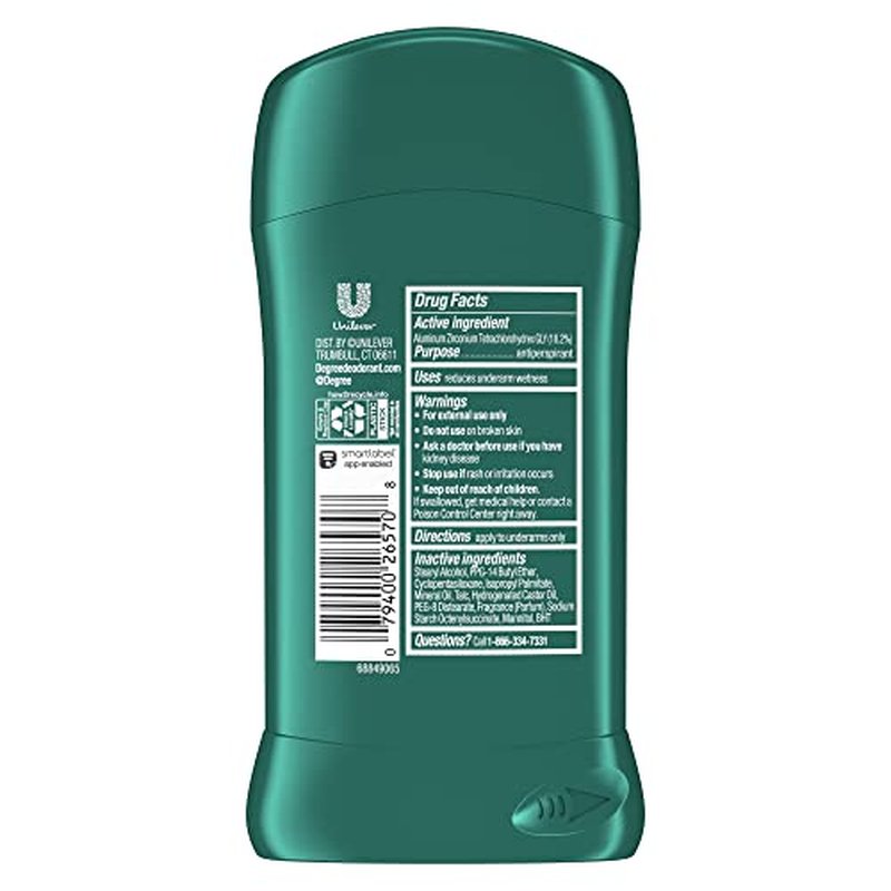 Degree Men Protection Antiperspirant Deodorant, Sport 2.7 oz (Pack of 12)