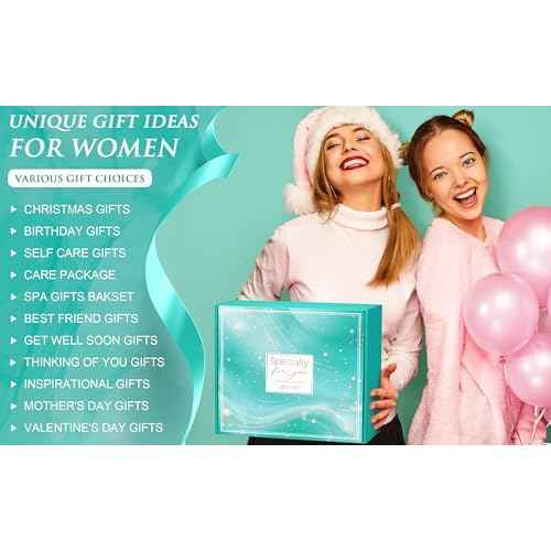 Birthday Gifts for Women, Self Care Gifts Get Well Soon Gifts Basket for Women, Ocean Relaxing Spa Gifts Care Package w/Luxury Blanket, Unique Gifts for Mom Mother Her Wife Girlfriend Friend Sister