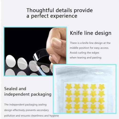 Star Pimple Patches for Face w/Hydrocolloid, Salicylic Acid &Tea essential oil 240 Patches, Hydrocolloid Acne Patch,-03