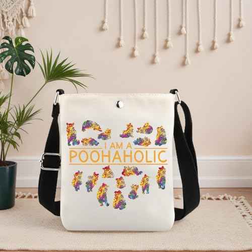Bear Gift Cartoon Character Fans Gift Bear Accessories I Am A Poohaholic Travel Bag (Poohaholic CB)