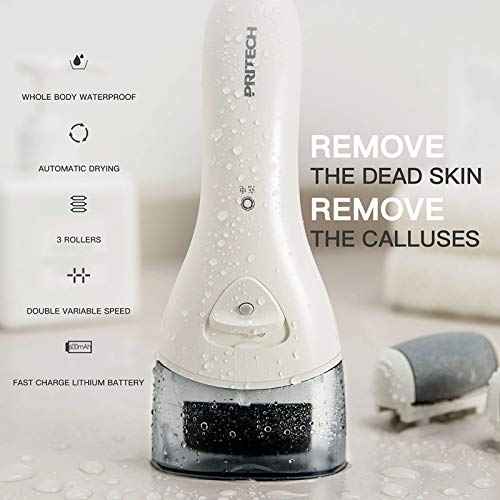 Electric Foot Callus Removers Rechargeable, Portable Electronic Foot File Pedicure Tools, Electric Callus Remover Foot Scrubber Kit, Professional Foot Care Ideal Gift for Dead, Hard Cracked Dry Skin