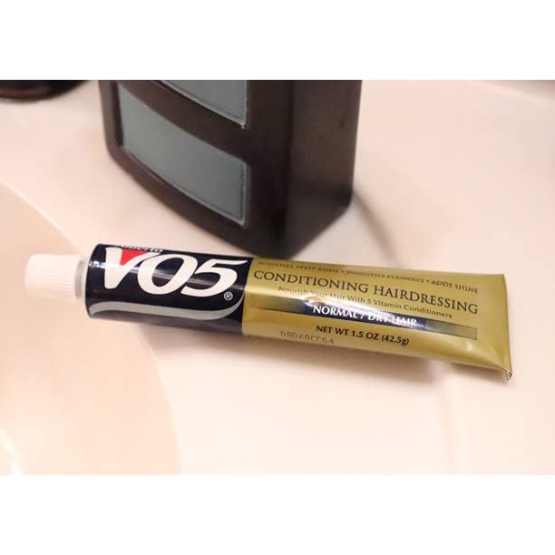 Alberto VO5 Conditioning Hairdressing - Hair Conditioner for Normal to Dry Hair | Smooths Frizz & Enhances Color - 1.5 oz, Pack of 4