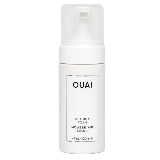 OUAI Air Dry Foam - Hair Mousse for Curly Hair & Beach Waves - Conditioning & Detangling With Kale and Carrot Extract - Paraben, Phthalate and Sulfate Free (4 Oz)