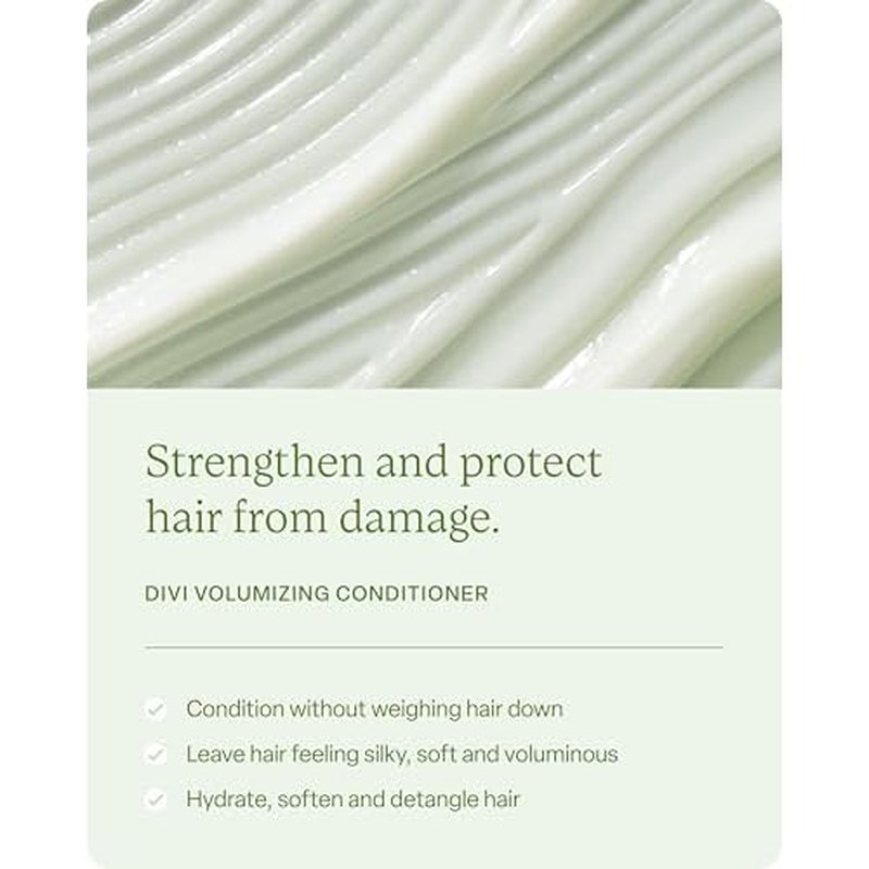 Divi Healthy Hair Goals Bundle - 30ml Hair Serum, 2 Fl Oz Volumizing Shampoo, & 2 Fl Oz Volumizing Conditioner