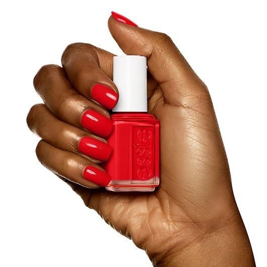 Essie Nail Polish - Lacquered Up 522 | Vibrant Red Color, 0.45 oz