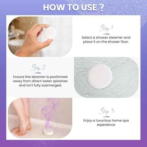 Lavender Shower Steamers Aromatherapy - Birthday Gifts for Women, 8 Pack Shower Bombs with Essential Oils, Stress Relief, White Elephant Christmas Gifts, Stocking Stuffers for Adults, Teen