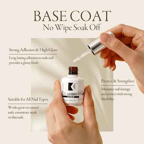 KUPA GelFinity - Soak Off Gel - Base Coat 0.5 Fl Oz