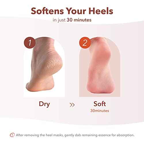 Purederm Instant Softening Heel mask (1 Pair) ? Heel mask Provides deep Hydration and Instant Softness