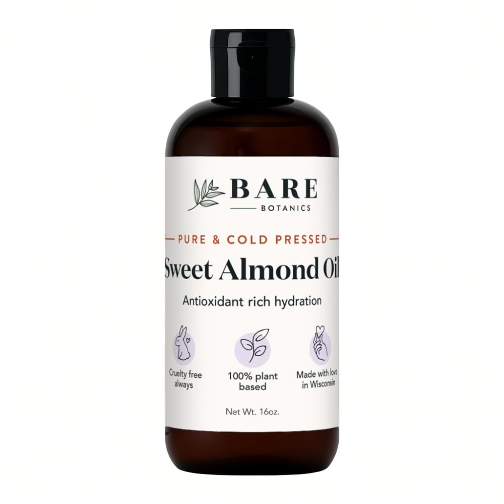Bare Botanics Sweet Almond Hair & Body Oil + Coconut Coffee Body Salt Scrub