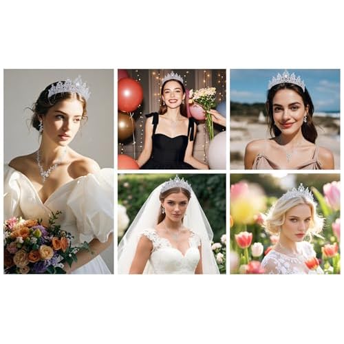 Kamirola - Queen Crown and Tiaras Princess Crown for Women and Girls Crystal Headbands for Bridal, Princess for Wedding and Party£¨01£©