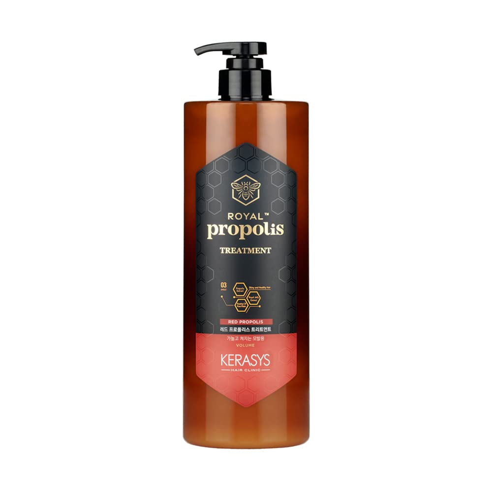 Kerasys Hair Clinic Royal Propolis Red Volume Treatment - 33.8 fl oz | Nourishing Hair Care Solution
