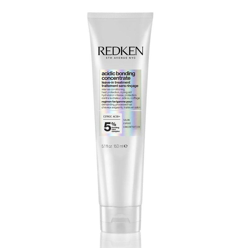 Redken Acidic Bonding Concentrate Leave In Conditioner - Hair Repair Treatment For Damaged Hair, Bond Building & Strengthening, Heat Protection