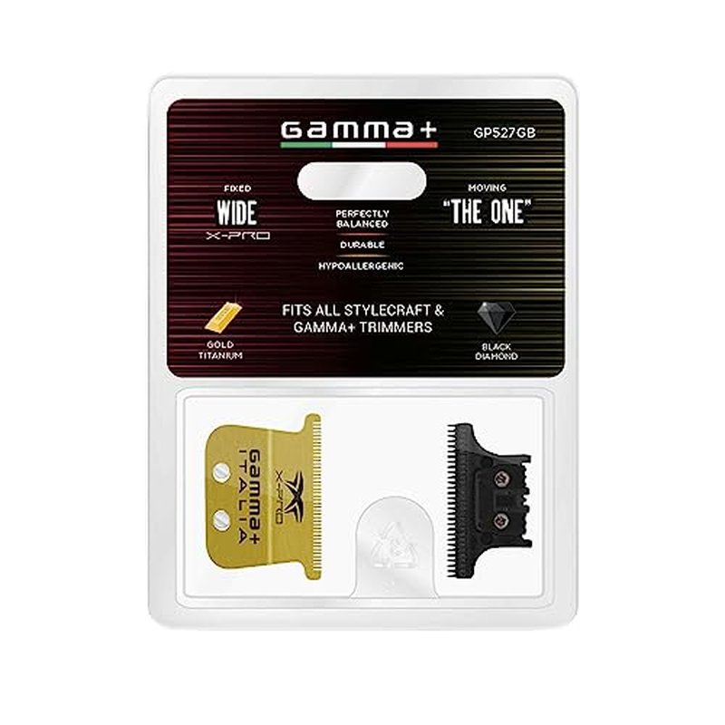 GAMMA+ Hair Trimmer Fixed Moving Blade Replacement Professional Grade