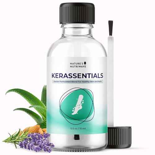 Kerassentials Oil, 8-IN-1 Plant-Based Formula, Natural Ingredients | Made in USA, No Stimulants, Non-GMO ? 15ml, 1 Month Supply