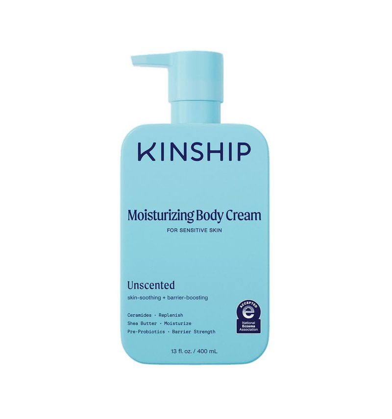Gentle Moisturizing Body Lotion for Sensitive Skin - Eczema Relief | Fragrance-Free Shea Butter Cream, 13 oz