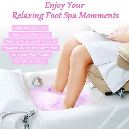 Bath Foot Bombs, 16 Pack Foot Soak with Bath Salt and Tea Tree Oil for Christmas. Organic Natural Handmade Aroma Pure Essential Oil Bubble Feet Balls for Foot Callus, Stubborn Feet Odor Scent.