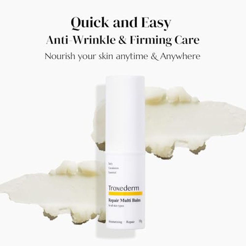 Repair Multi Stick ? Portable Korean Skincare Stick with Shea Butter, Sunflower Seed Oil, Troxerutin & Adenosine, Moisturizing Care for On-the-Go Use, 0.35oz (10g)