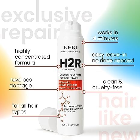 Hair Mask for Damaged Hair - Leave-In Treatment for Growth, Thinning & Split Ends | Rapid Repair for Bleach, Chemicals & Heat Damage