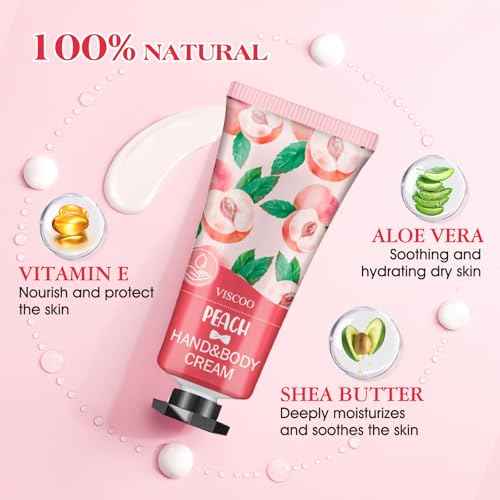 7 Pack Hand Cream Gifts Set for Women,Stocking Stuffers for Women,Teengirls,Christmas Gifts Bulk Gifts,Small Gifts,Mini Moisturizing Hand Lotion Travel Size in Bulk for Dry Cracked Hands