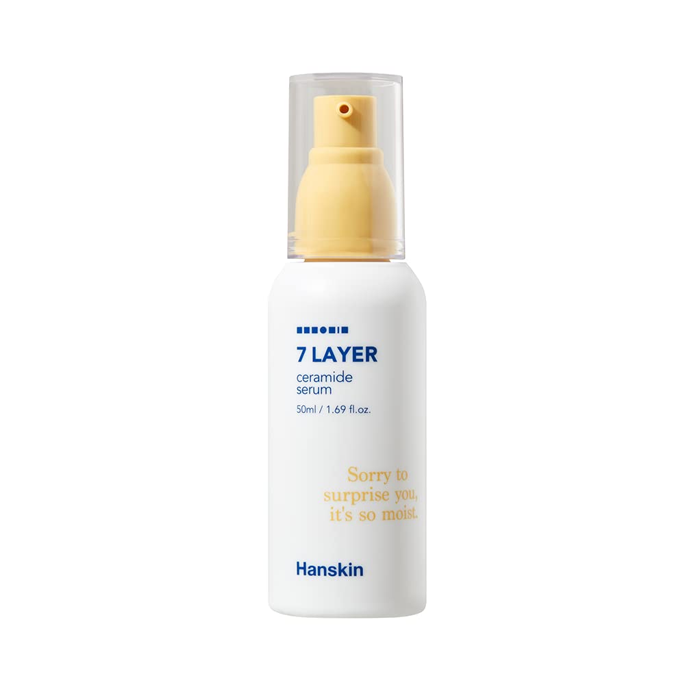 Hanskin 7 Layer Ceramide Serum - Lightweight Moisturizer for All Skin Types | 1.7 fl. oz (50ml)