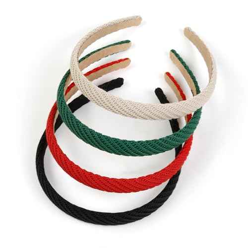 Knitted Headbands for Women Thin Hairbands Trendy Christmas Headband for Women's Hair Cute Hair Accessories 4 PCS