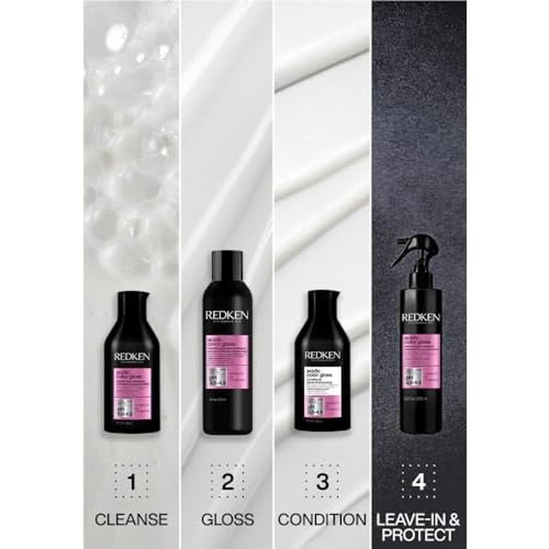 Redken Acidic Color Gloss Glass Gloss Treatment For Color-Treated Hair - Rinse Out Glossing Treatment, Intense Shine & Conditioning