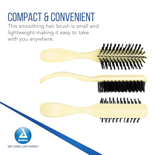 Dynarex 4881 Adult Hair Brush, Ivory, Box of 24