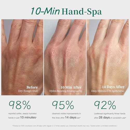 Apuree Anti Aging Hand Mask Gloves: 10-Minute Repair& Extra Moisture (5*30g)| for Severely Dry & Cracked Hands | Luxury Home SPA & 7 Peptides Collagen| All Skin Types| Vegan & Cruelty Free| Gift Set