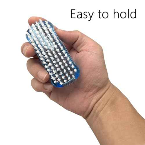 Nail Brush Two Sided Hand Fingernail Scrub Brushes Soft Stiff Bristles Scrubber Nails Toes Cleaning Brush for Men Women Kids 4 PCS