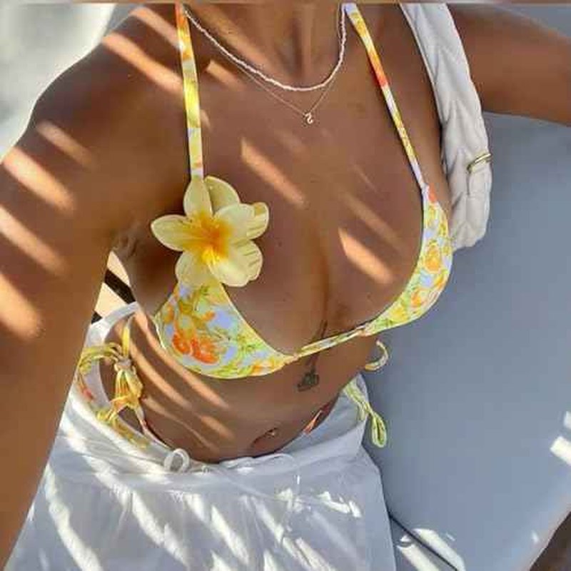 Hair Accessories gift,9PCS Summer Beach claw clips, Hawaiian Flower Hair Clips Non Slip for Thick Thin Hair,colorful hair clips set for girls women
