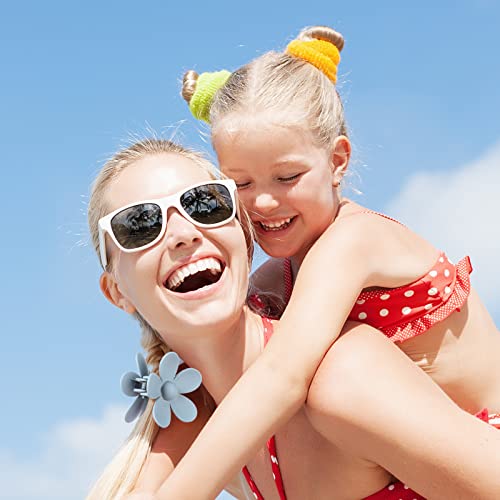 Flower Claw Clip 7 PCS Claw Clips, Hair Clips for Women Non Slip for Thick Hair Women Girls Gifts, 7 Colors