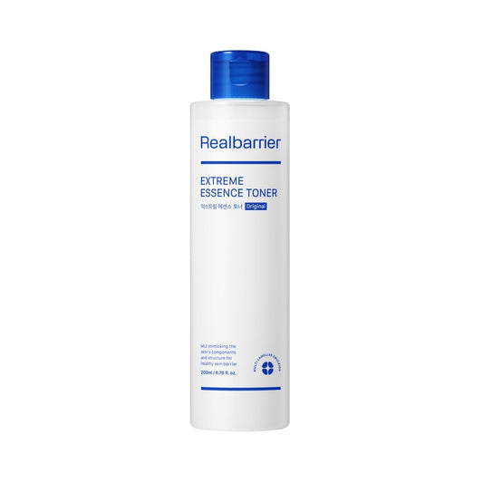 Real Barrier | Extreme Essence Toner | Hyaluronic Acid Panthenol Ceramide Face Moisturizer for Sensitive Dry Skin | Soothing & Hydrating Moisturizing Toner Face | Korean Skin Care | 6.76 fl oz (200ml)